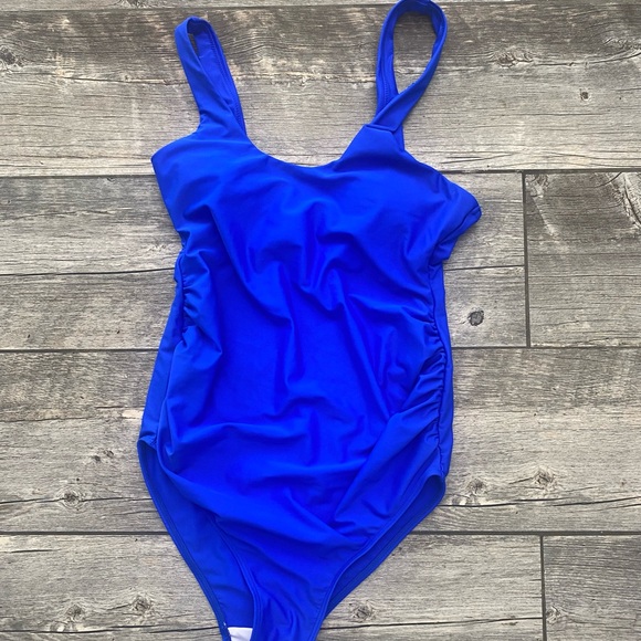 Women’s Swim Blue One-Piece Swimsuit Size S - Picture 1 of 3